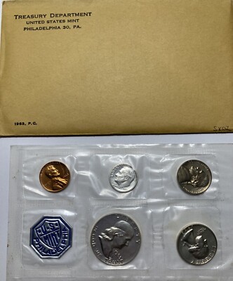 1963 P US Mint Proof Set Original Envelope 90% Silver OGP | eBay