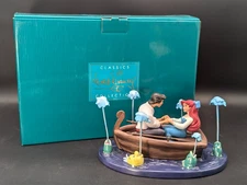 WDCC LITTLE MERMAID ARIEL ERIC, KISS THE GIRL 144712500,COA