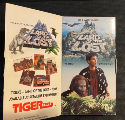 VHS Land of The Lost Power Play The Thief Sid & Marty Krofft (Box