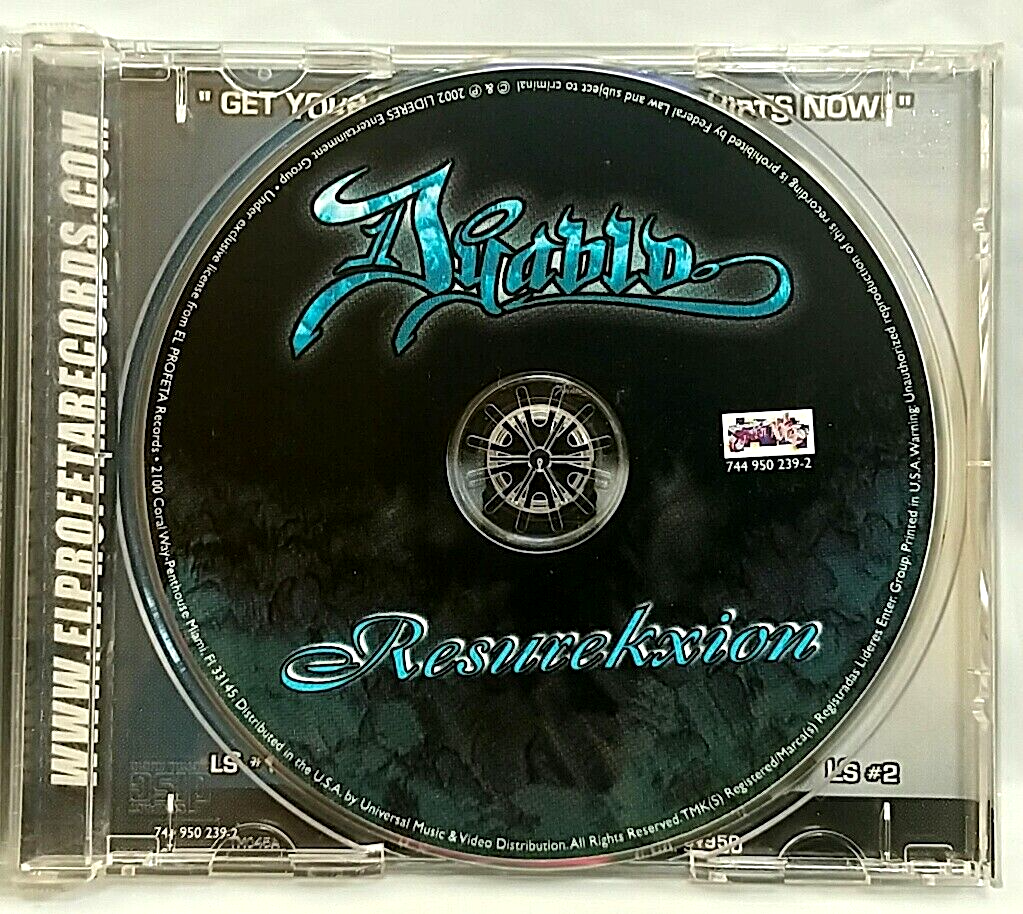 CD) Dyablo – Resurekxion, US OG Press, 744 950 239-2, Album, Rare