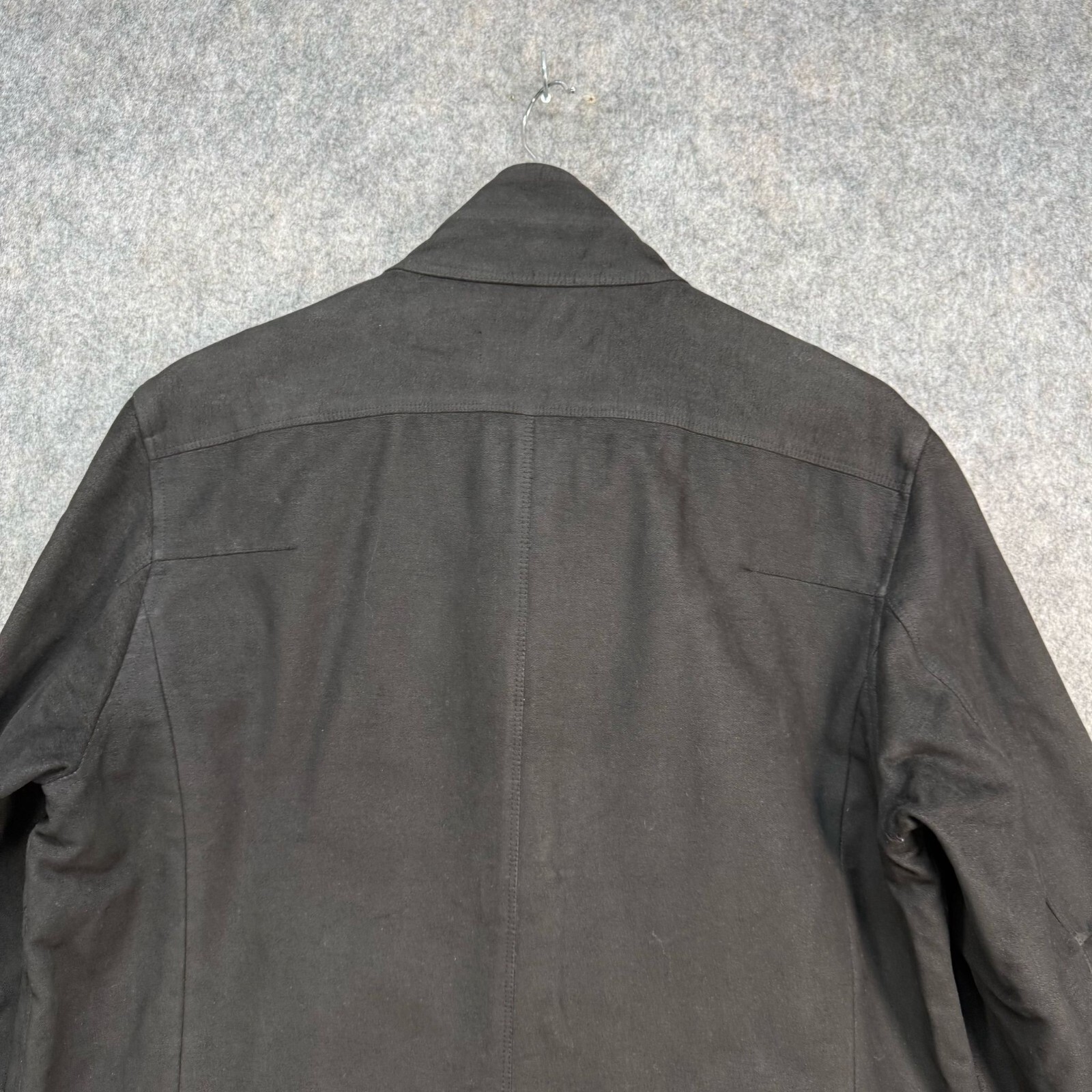 Reiss Jacket Mens Size UK Large Black Buttoned Ep… - image 11