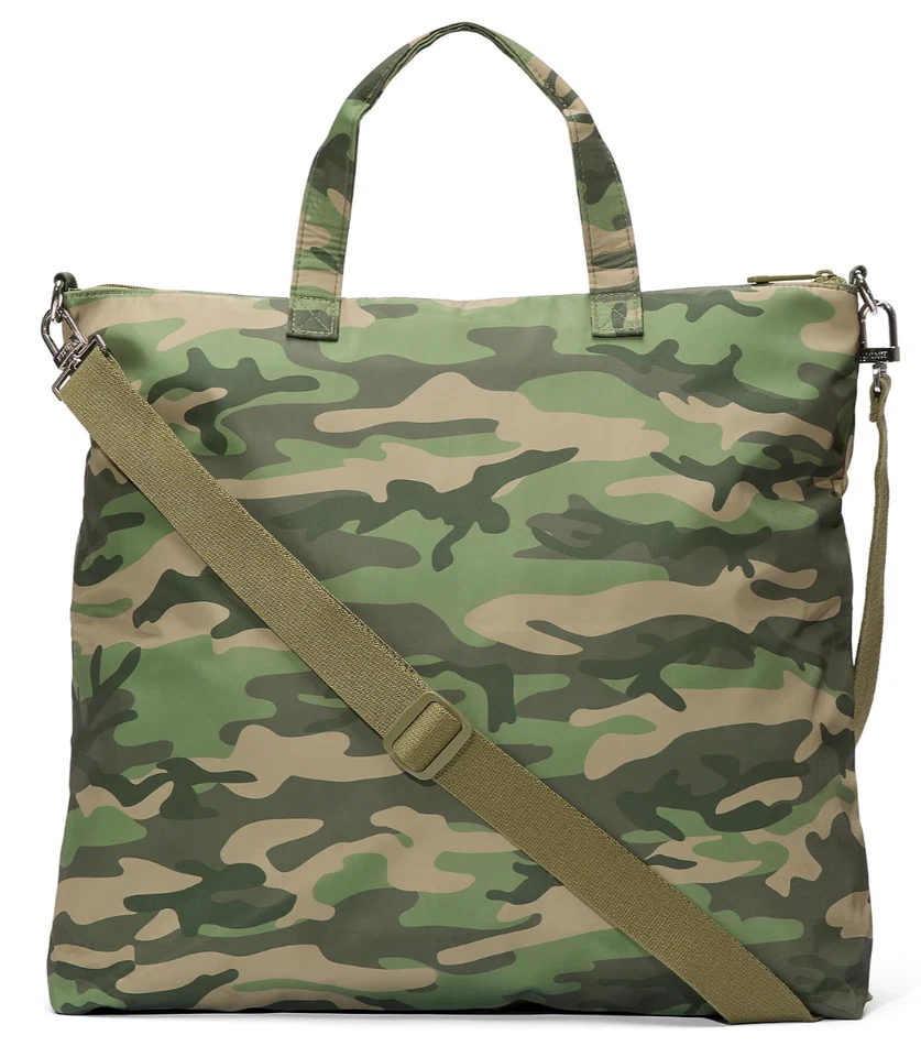 Bolso Bandolera Victoria’s Secret Rosa Camuflaje 16" Nylon Carga Se Adapta a Laptop de 15" Foto 4 de 4