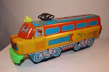 1970's Hind Toys Industries, HTI Toy Company Large Tin Floor Train Made in India