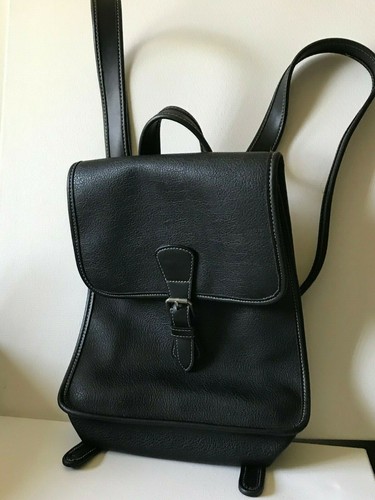 Vintage GAP Black Faux Leather WOMEN 