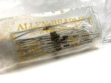 10pcs Allen-Bradley RC05 510K 1/8W 0.125W 5% Carbon Composition Resistor, RCR05