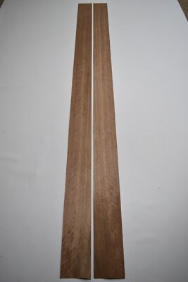 Figürliches amerikanisches Nussbaumfurnier - 2 aufeinanderfolgende ECHTHOLZ Blätter - 1860 mm x 110 mm