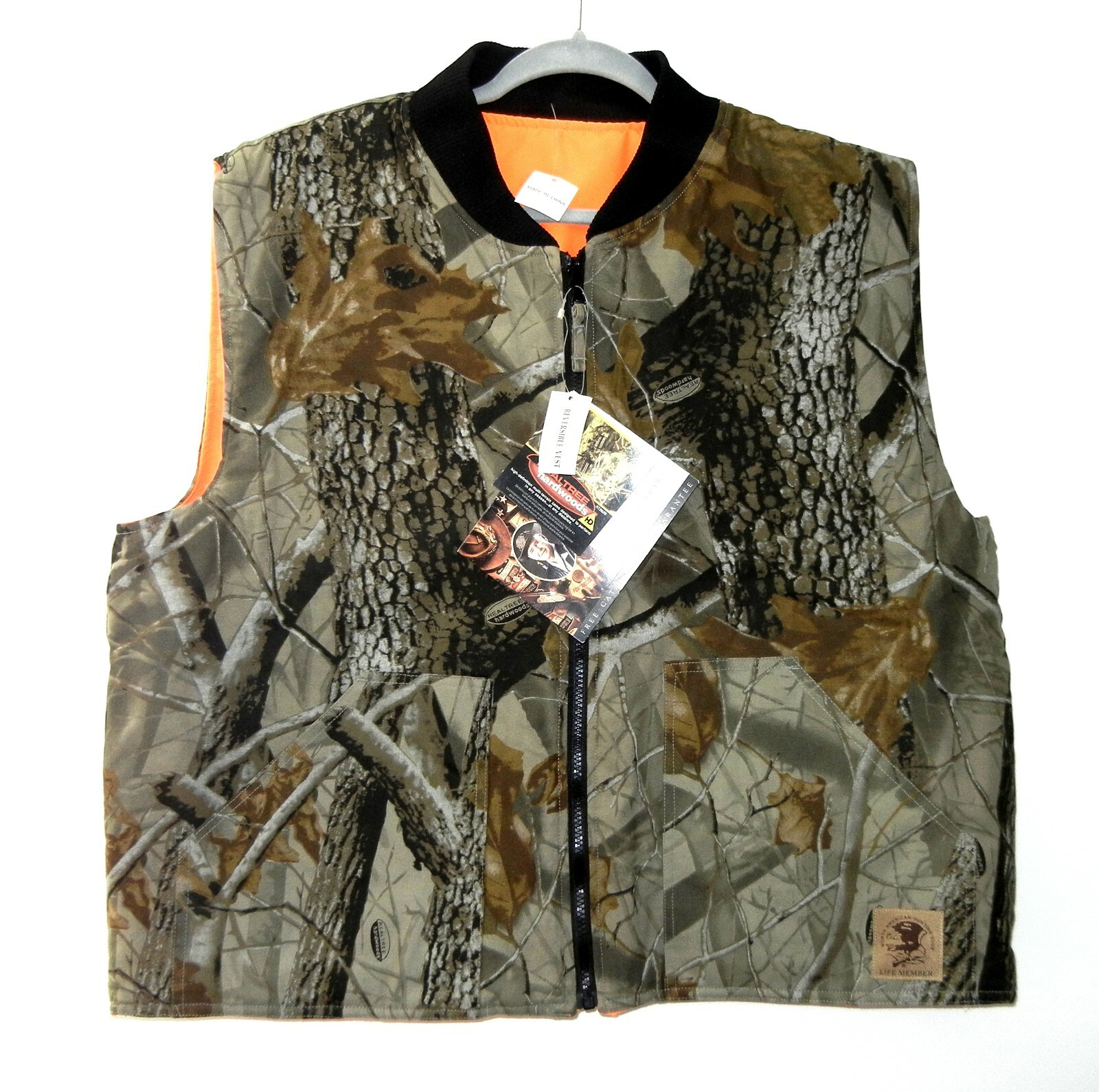 NWT Realtree Hardwoods Camo Orange 