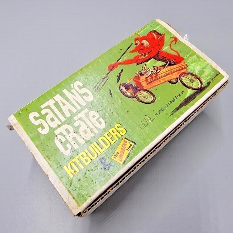 Sealed Satan's Crate Kitbuilders The Lindberg Line #1394 of Sealed Satan's Crate Kitbuilders The Lindberg Line #1394 of