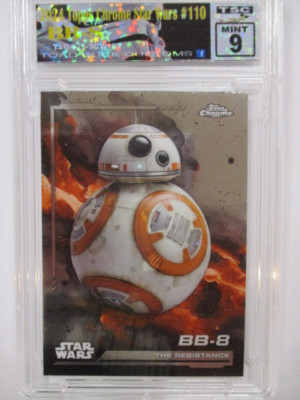 2024 Topps Chrome Star Wars #110 BB-8 Graded TSC