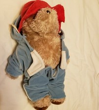 Vintage Slacker Paddington Bear 12 Eden Toys - Blue Running Suit No Shoes 1981