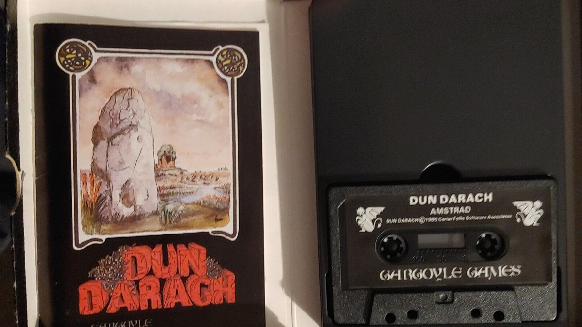 Jeu Amstrad CPC 464 - Dun Darach - Gargoyle Games - Action Aventure - Bon état