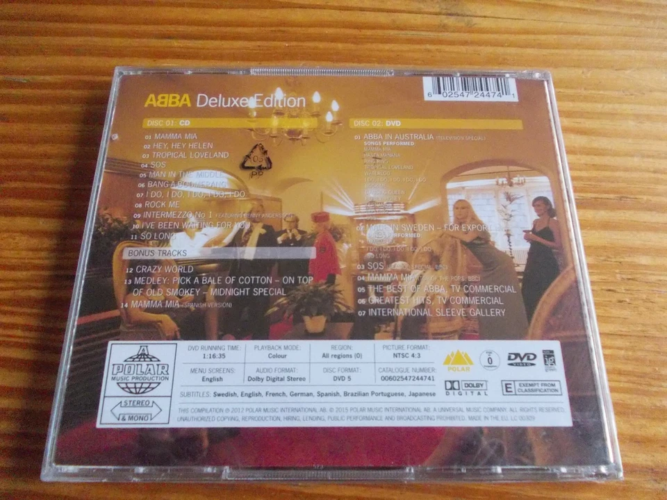 ABBA S/T - DELUXE EDITION CD + DVD + IN AUSTRALIA BANDSTAND TV SPECIAL - SEALED - Image 2 of 4