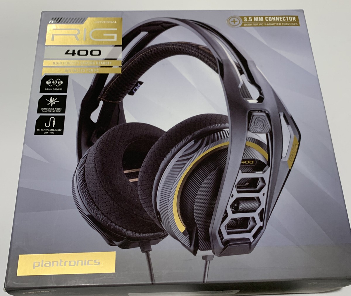 Plantronics RIG 400 High Fidelity MM Connector Gaming Headset