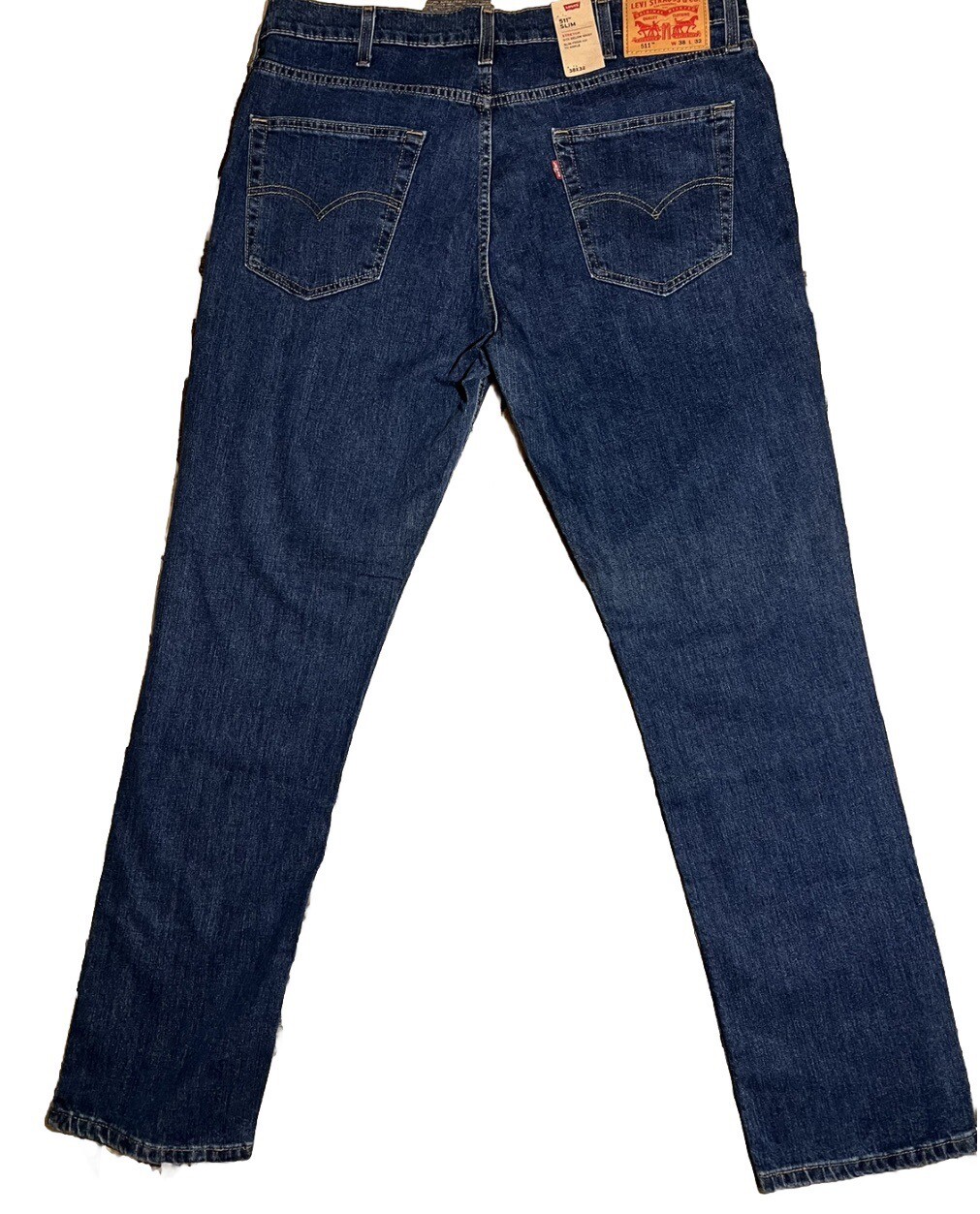 Levi's 511 Mens Slim  Fit Stretch Original Blue Jeans NEW  W38 L32 RRP £79.99 image 2