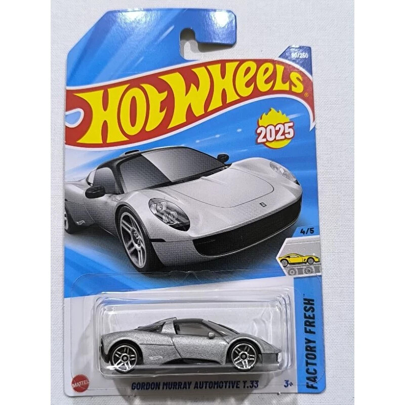 Hot Wheels 2025 Case D Mainline - Gordon Murray Automotive T 33