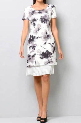 Alba Moda Kleid Festkleid Partykleid Cocktailkleid Lagenkleid Jerseykleid  38