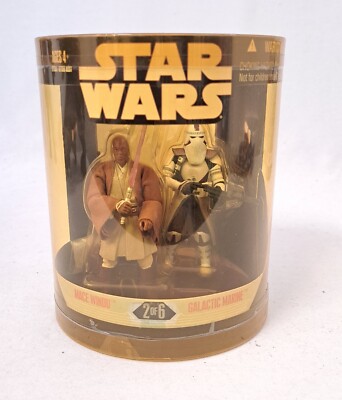 Hasbro Star Wars Order 66 2of6 Mace Windu & Galactic Marine MISB NEU OVP