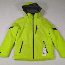 Obermeyer Fleet Jacket Youth Medium Ski Snowboard Insulated Teen Kids Boys Spark
