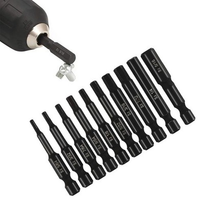 Sechskant Schraubendreher Bohrer Bit Set 1/4'' 1/8'' 3/16'' 3/32'' 5/32'' 7/32''