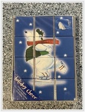 Bernard Bear Holiday Cheer Bath Cubes 12 Pc NOS 1990s Burlington Chicago IL