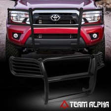 Fits 2005-2015 Tacoma Black Mild Steel 1.5"Front Bumper Grille/Brush Guard/Grill