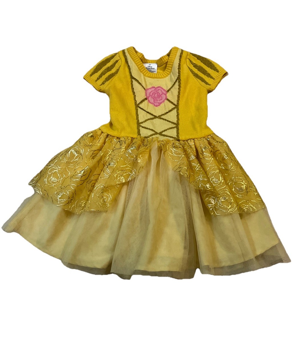 green emerald velvet dress 3617 Girls Ruffle Dress Size 7-8 main image 0