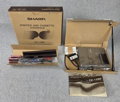 Sharp CE-126P Vintage Pocket Computer Printer/Cassette Interface New