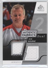 2008-09 SP Game Used Edition Authentic Fabrics Dual Bob Bourne #AF-BB 1d4