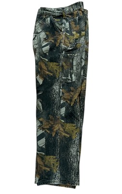 CARHARTT RealTree Jeans Men 33x30 Camo Dungaree Fit Carpenter | eBay