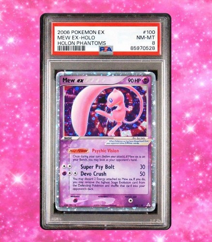 Mew ex graded PSA 8 for sale on eBay
