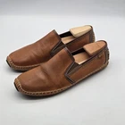 Pikolinos Men's Jerez Perforated Brown Leather Loafer Slip-On Size 43, US 9