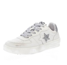 2star Padel Star - Sneakers Platform In Pelle Bianco - Donna Scarpe Sneakers
