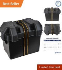 Compact Vented Battery Box for Group 24 Batteries - Perfect for Marine Use