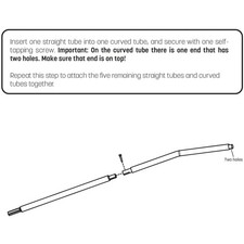Skywalker Trampolines Lower Enclosure Tube Kit - Pack of 2