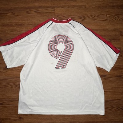 GLOBAL JERSEY (SAINTS) Lサイズ Saints Studio Legends Soccer Jersey White Red Black XL Streetwear