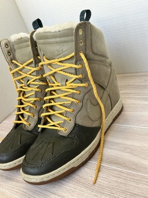 NIKE DUNK SKY HI - Womens Winter Wedges - SIZE 7.5