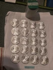 2015 Silver Eagle Roll Of 20..ULTRA  BU, No Milk Spots...perfect