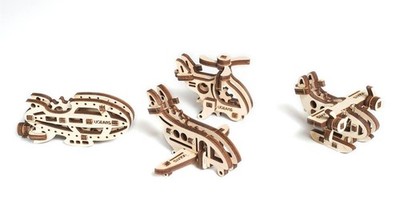U-Fidget Flugzeuge 3D Holzpuzzle UGEARS - UG-70034