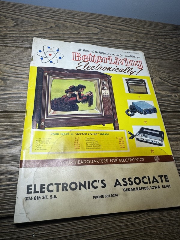 1966-67 Better Living Electronically Catalog Cedar Rapids Iowa