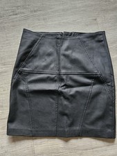 Minirock Damen, Größe S, Farbe Schwarz, Lederimitat, nie getragen