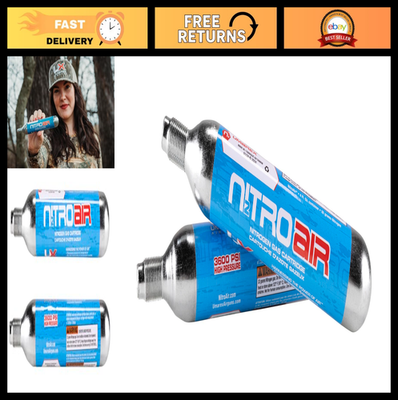 #ad Nitrogen Cartridges for N2 Airguns Prefilled Pack of 2 High Performance $42.49