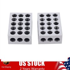 10X 1-2-3" Precision Blocks 23 Holes Set up Block Set 0.0001" Matched Mill SALE