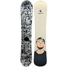 Snowboard ANDY WARHOL Folla Frammento Burton 154 cm Raro Classico Da Collezione Vintage