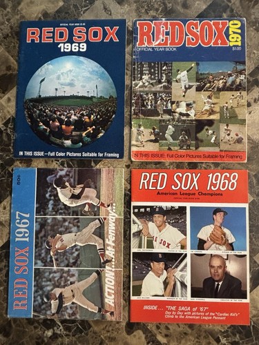 Boston Red Sox 20 Yearbook Lot: 1955 56 57 58 59 60 61 62 63 63 64 65 66 67-74 - Picture 9 of 13