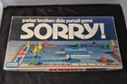 Sorry Parker Brothers 1972 Vintage Classic Board Game Incomplete For Pieces