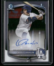 2025 Bowman Draft #CPA-CD Charles Davalan Chrome Prospect Autographs