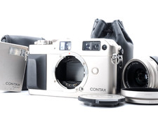 Contax G1 Rangefinder camera Zeiss Biogon 28mm f/2.8 Lens flash from JAPAN