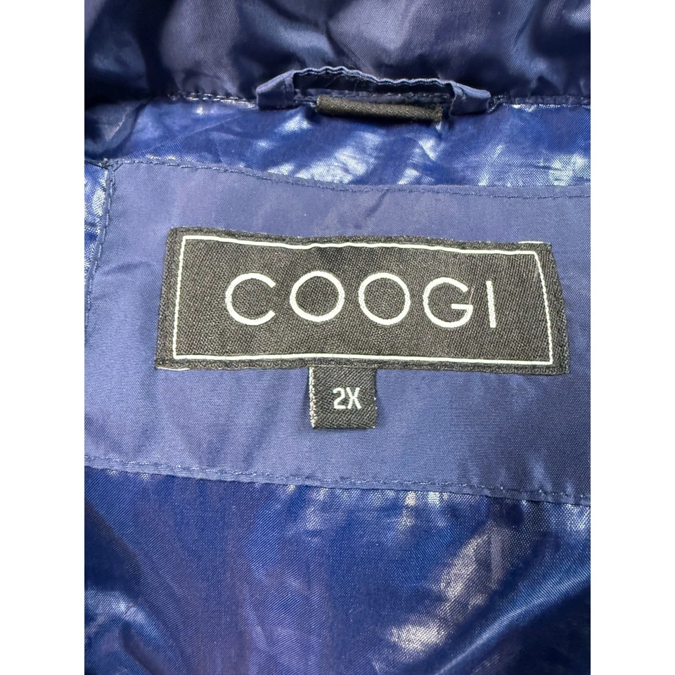 COOGI 2X Puffer Vest Full Zip Sleeveless Padded Outerwear Menswear - Image 2 of 4