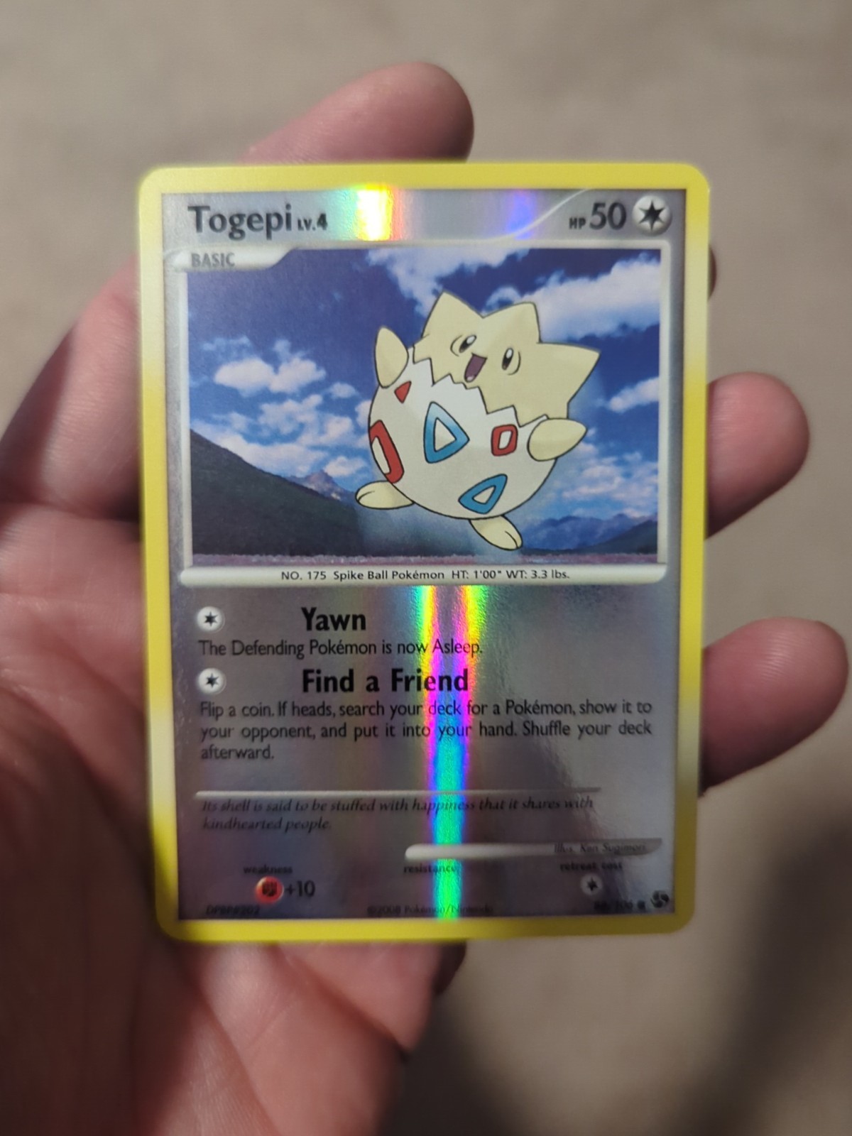 Pokemon TCG Togepi 88/106 Great Encounters Reverse Holo Common NM