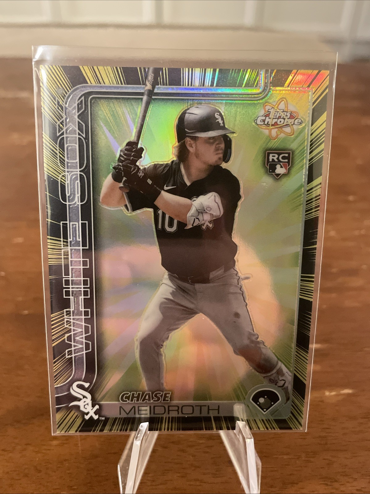 2025 Topps Chrome Update Chase Meidroth #RR-31 Radiating Rookies SSP RC